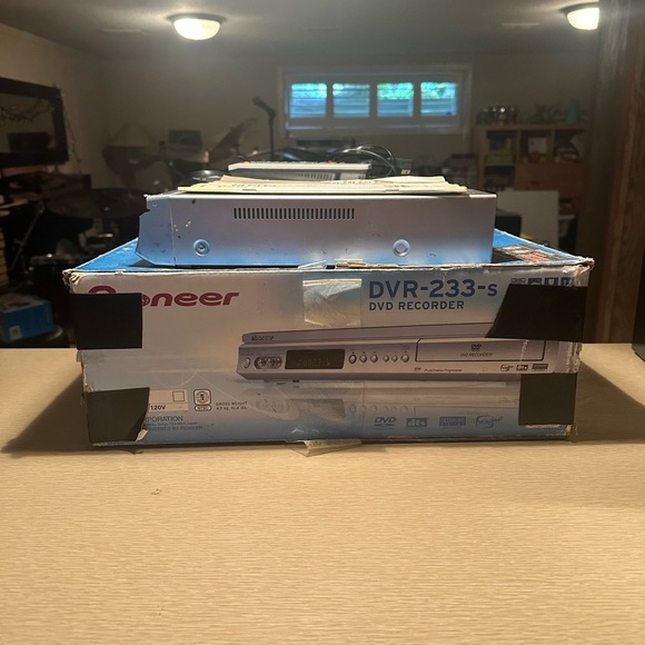 Pioneer DVR-233-S DVD Recorder Player With Remote Manuals & Box TESTED! - Picture 3 of 5